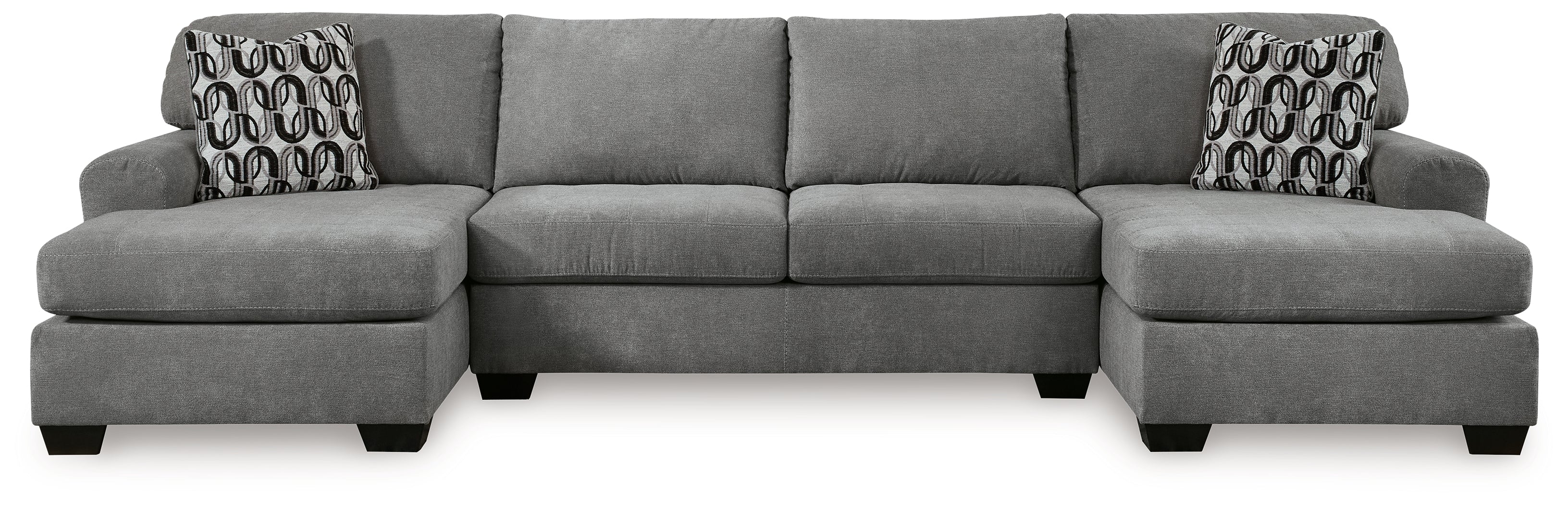 Birkdale Court Gray 3-Piece Sectional