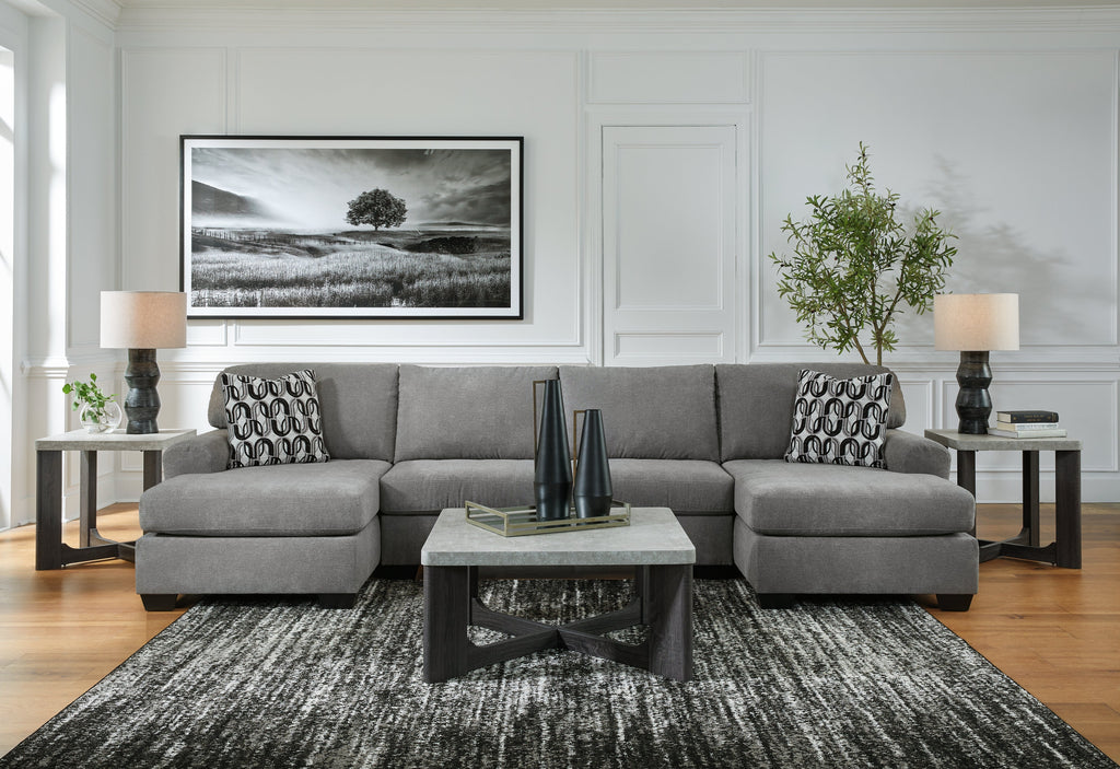 Birkdale Court Gray 3-Piece Sectional