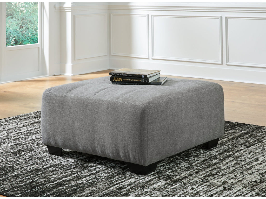 Birkdale Court Gray Oversized Accent Ottoman