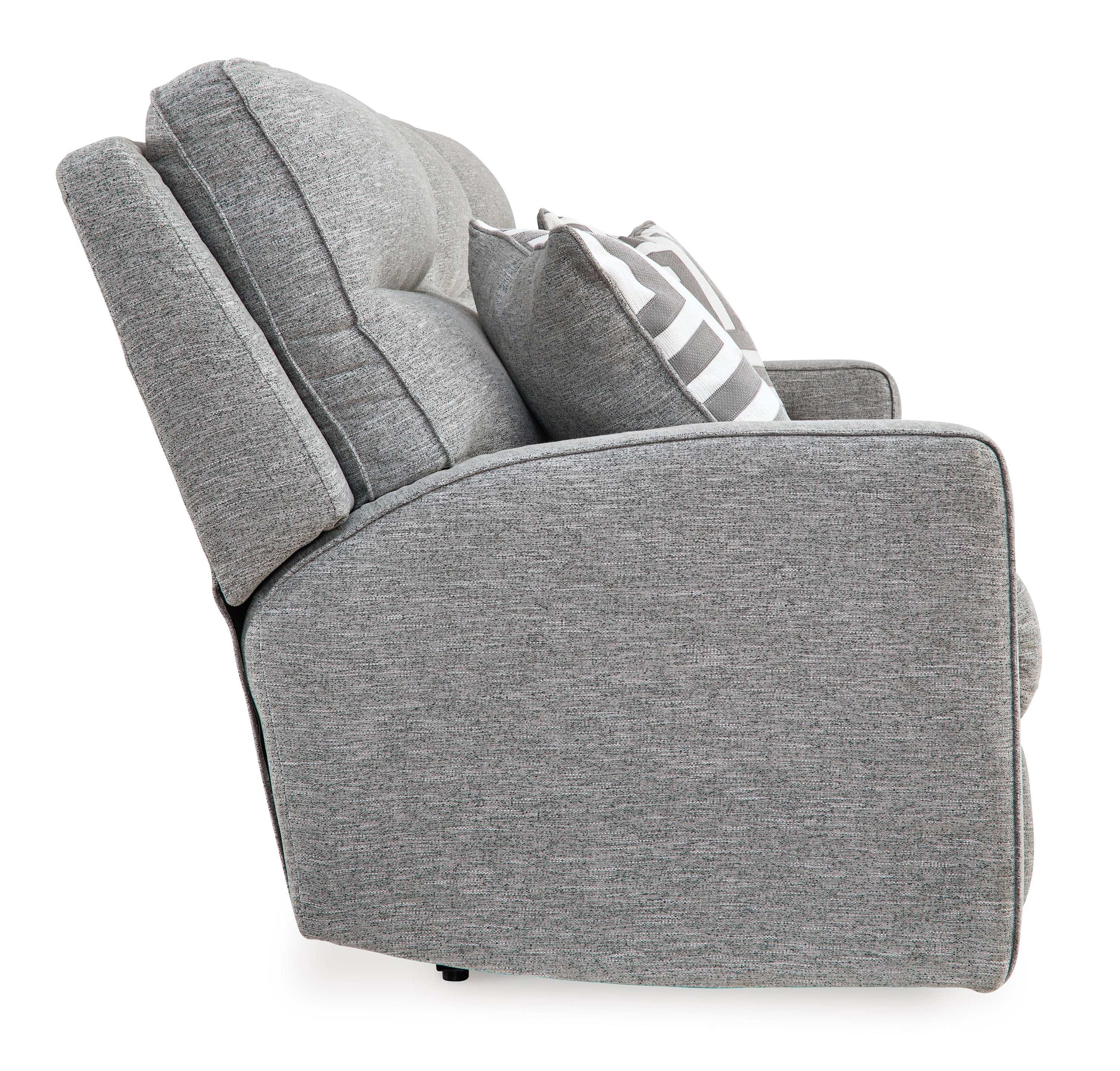 Biscoe Pewter Power Reclining Living Room Set / 2pc
