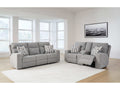 Biscoe Pewter Power Reclining Living Room Set / 2pc