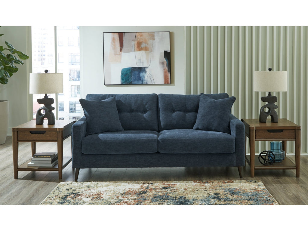 Bixler Navy Sofa