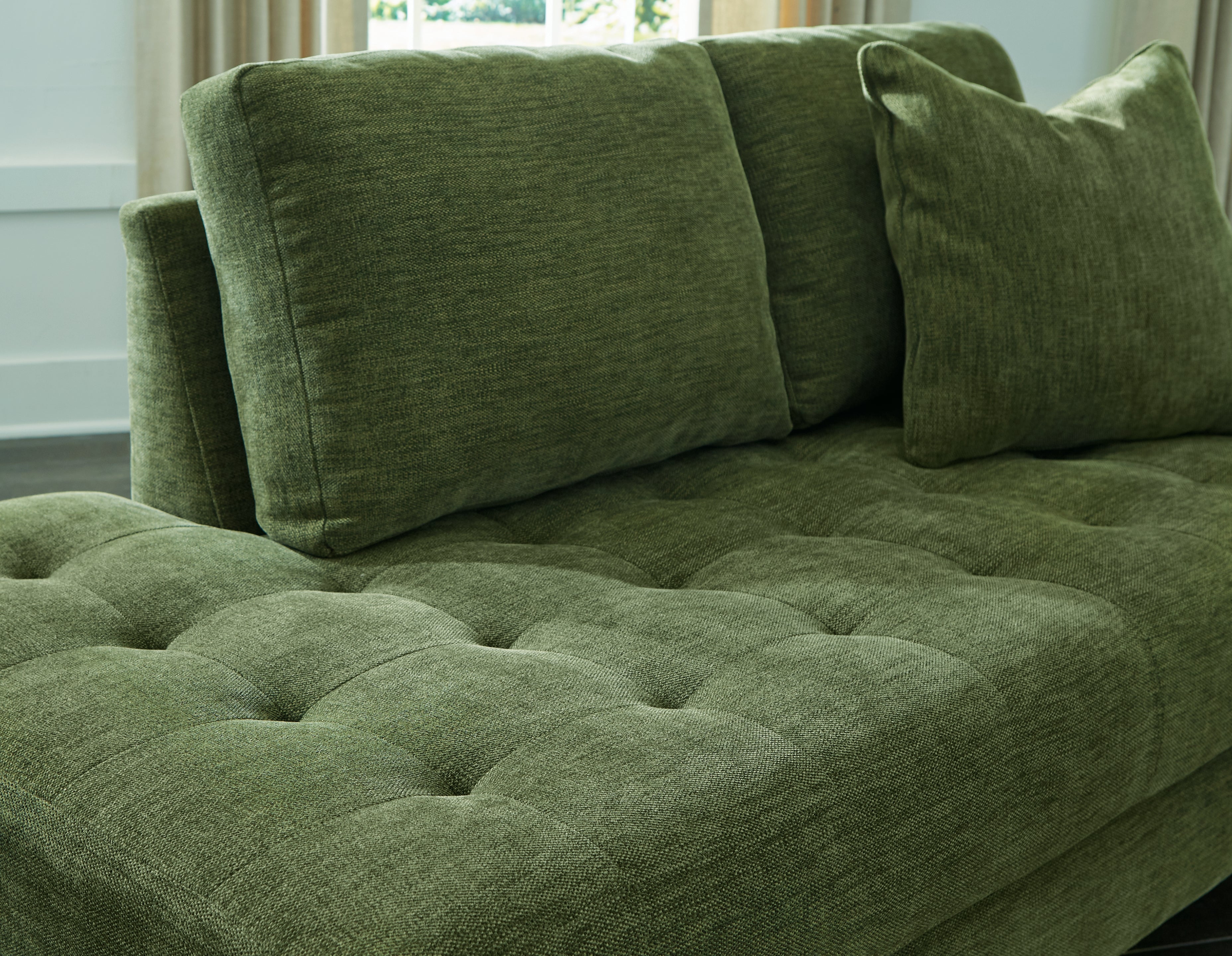 Bixler Olive Corner Chaise