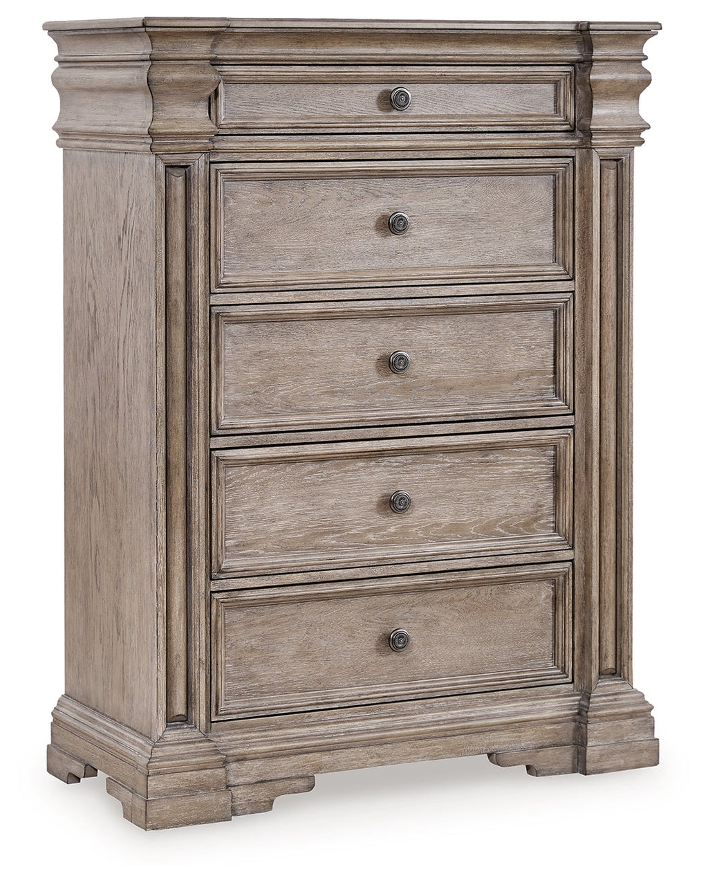 Blairhurst Light Grayish King Panel Bedroom Set, Brown