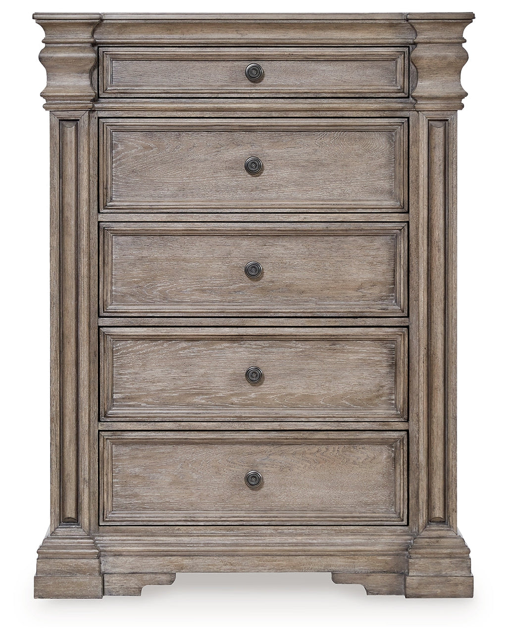 Blairhurst Light Grayish Queen Panel Bedroom Set, Brown