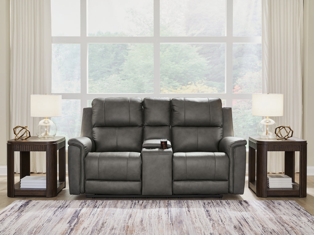 Bleckley Anchor PWR REC Loveseat/CON/ADJ HDRST