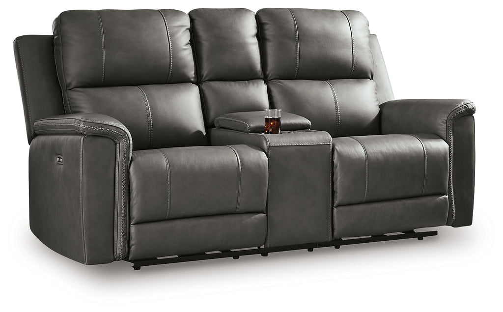 Bleckley Anchor PWR REC Loveseat/CON/ADJ HDRST