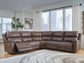 Bleckley Espresso 5-Piece Power Reclining Sectional