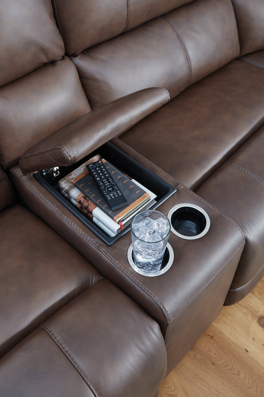 Bleckley Espresso 6-Piece Power Reclining Sectional