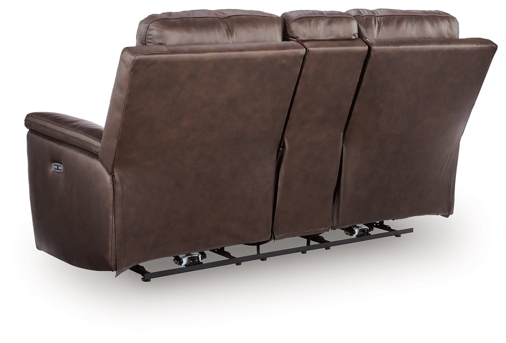 Bleckley Espresso PWR REC Loveseat/CON/ADJ HDRST
