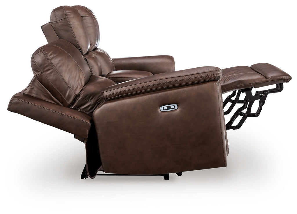 Bleckley Espresso PWR REC Loveseat/CON/ADJ HDRST