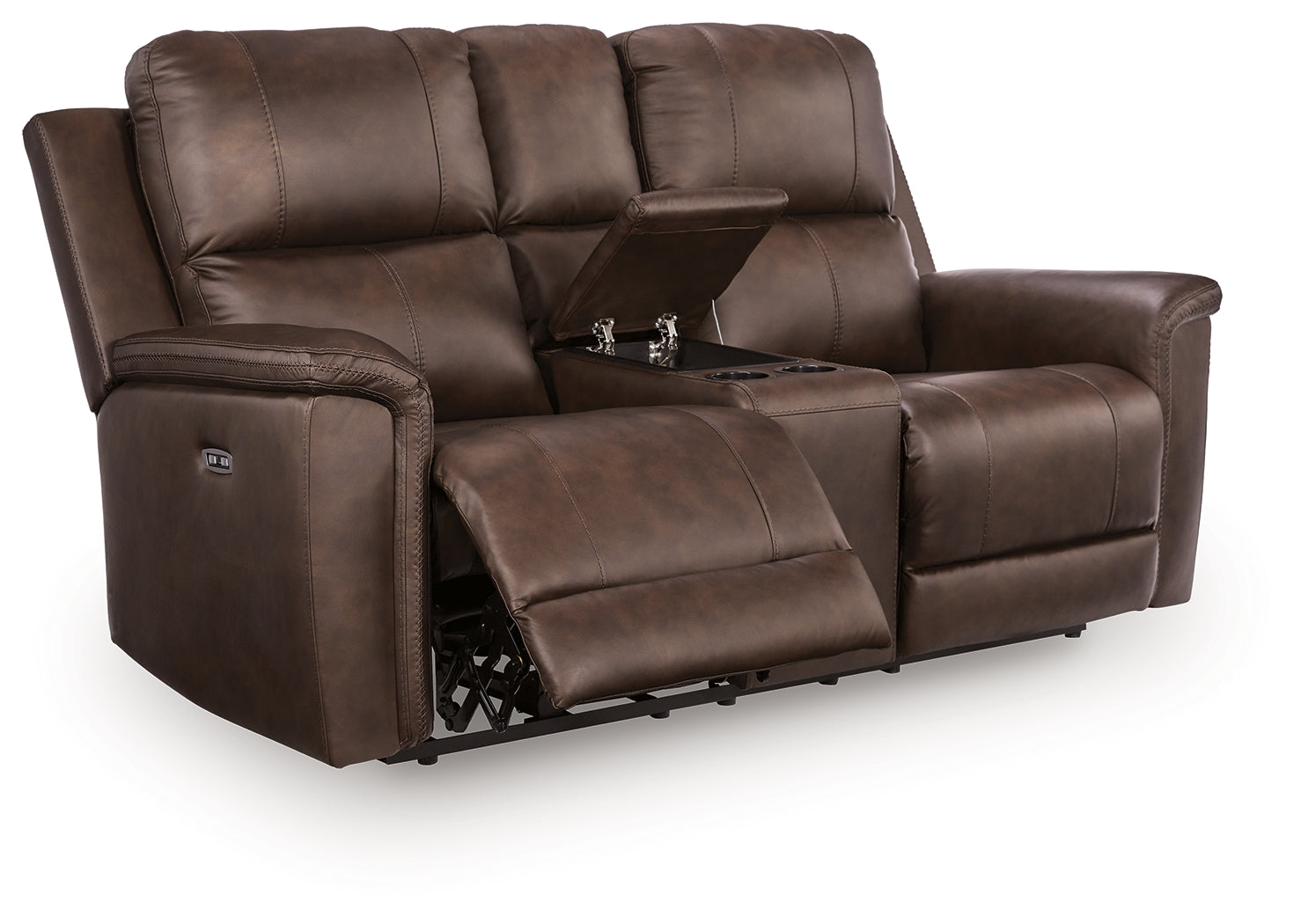 Bleckley Espresso PWR REC Loveseat/CON/ADJ HDRST