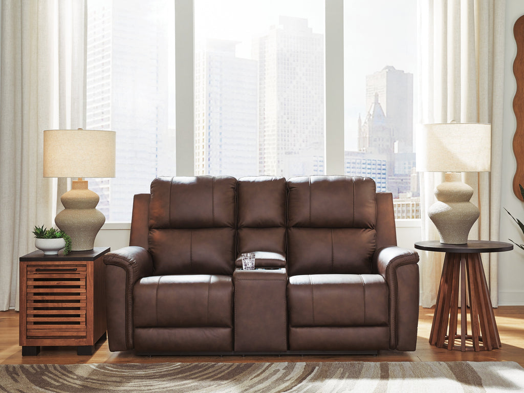Bleckley Espresso PWR REC Loveseat/CON/ADJ HDRST