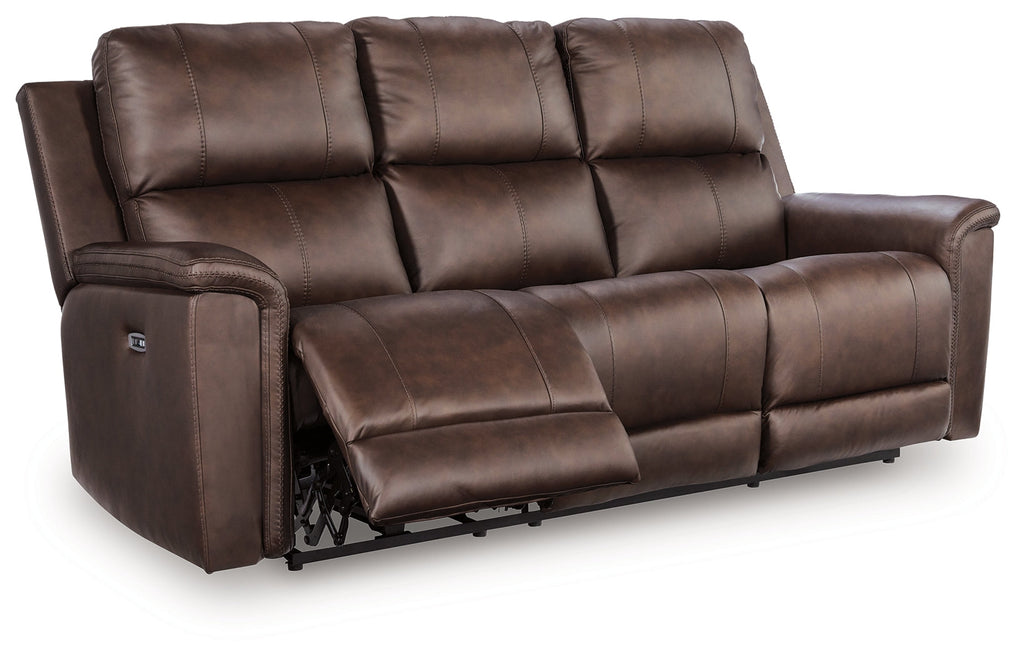Bleckley Espresso PWR REC Sofa with ADJ Headrest