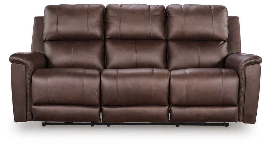 Bleckley Espresso PWR REC Sofa with ADJ Headrest