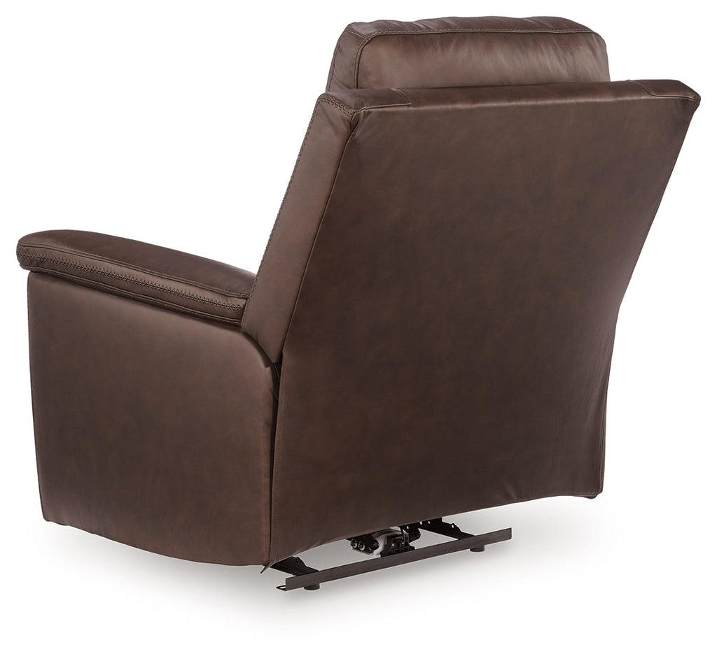 Bleckley Espresso PWR Recliner/ADJ Headrest