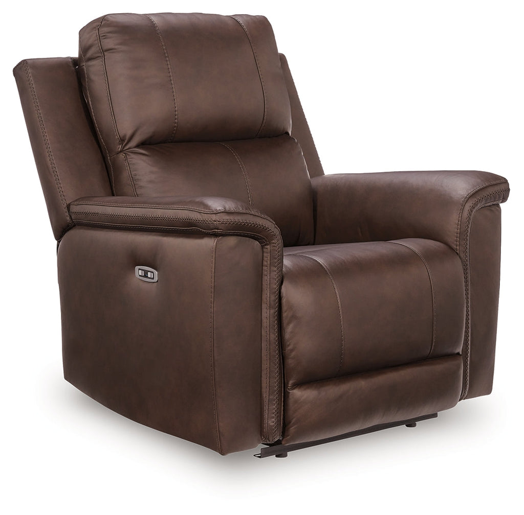 Bleckley Espresso PWR Recliner/ADJ Headrest