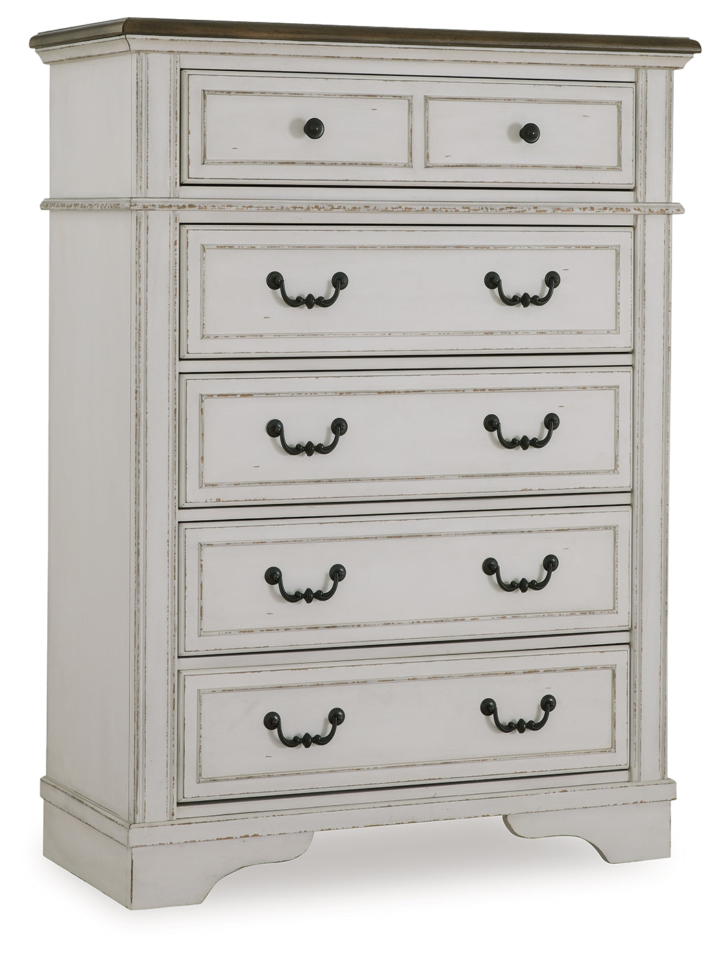 Blendon Two-tone Five Drawer Chest