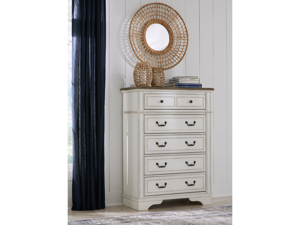 Blendon Two-tone Five Drawer Chest