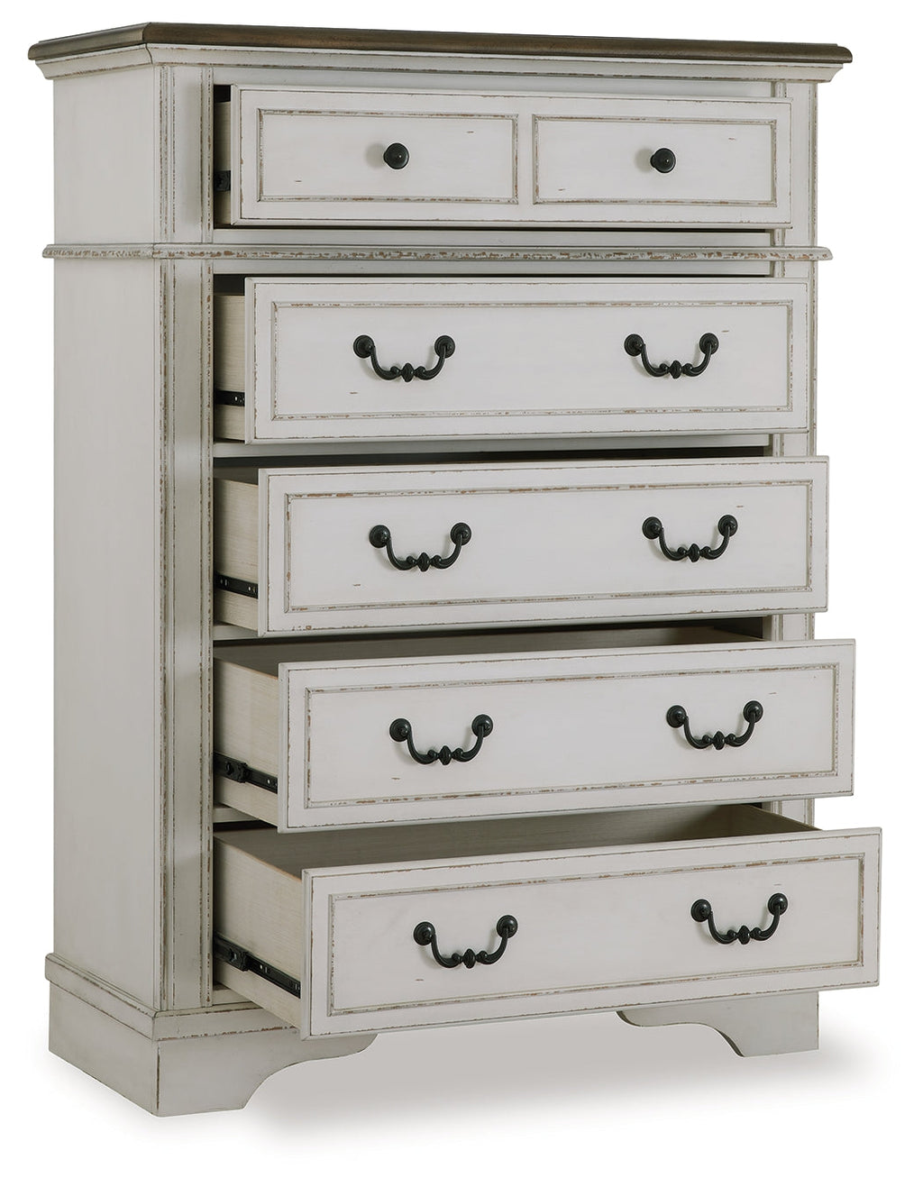 Blendon Two-tone Five Drawer Chest