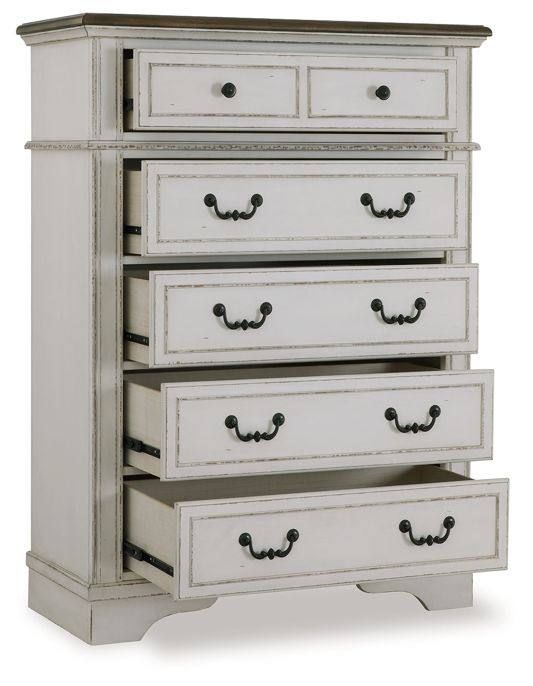Blendon Two-tone Five Drawer Chest