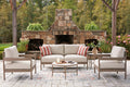 Bluff Trail Beige Love/Chairs/Tables Set (Set of 5)
