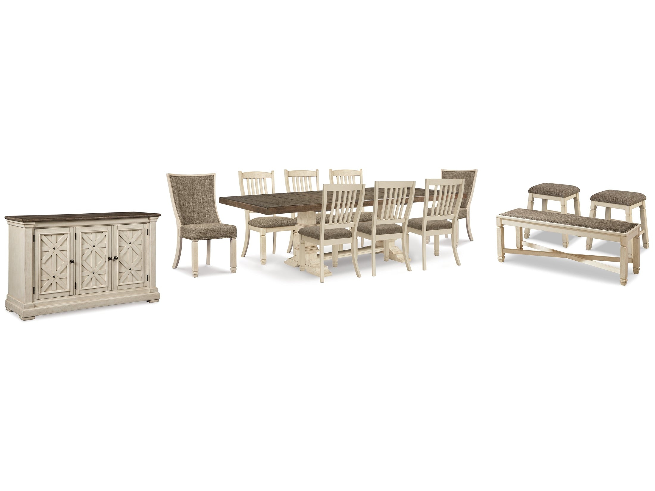 Bolanburg Dining Table, Antique White