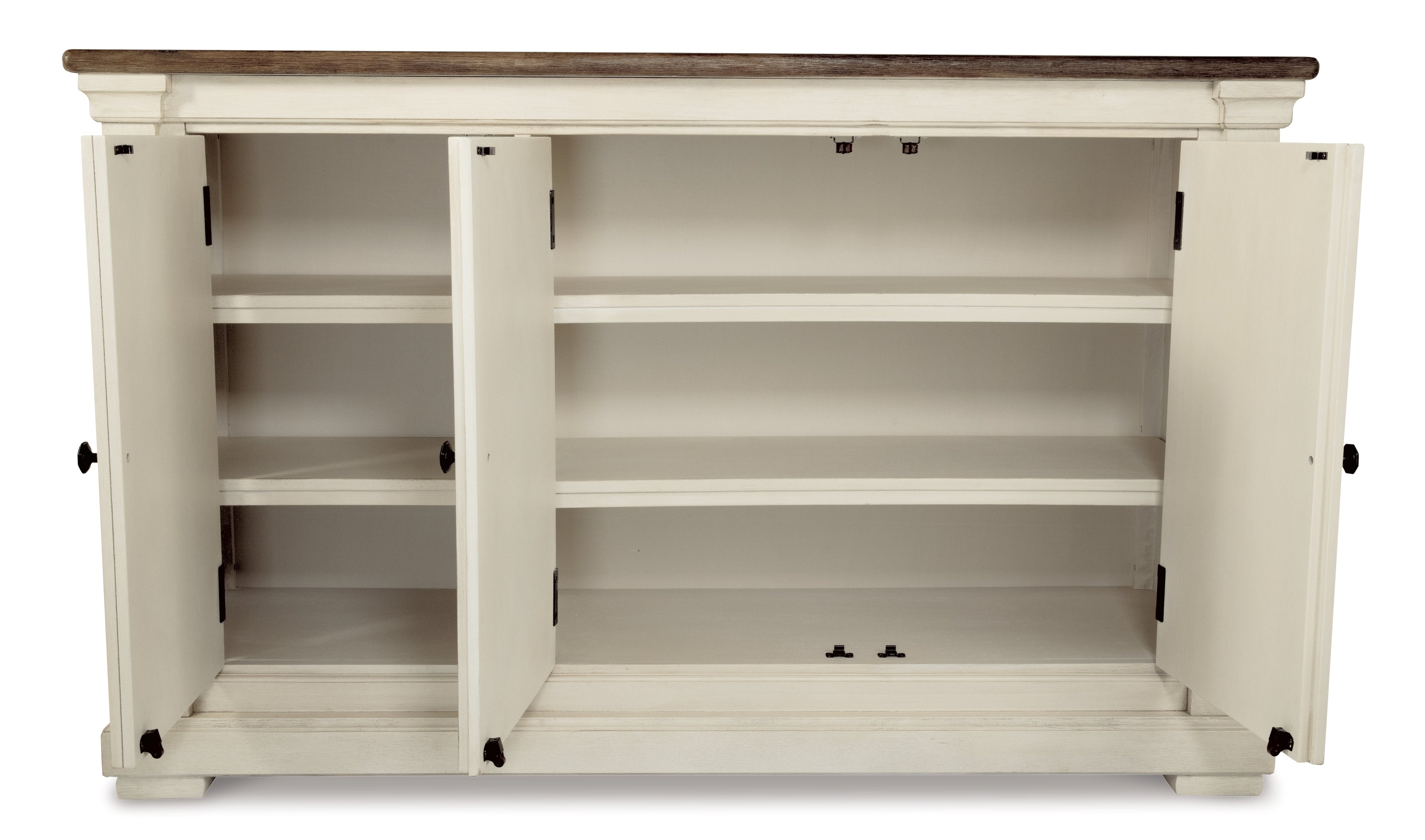 Bolanburg Antiqued White and Weathered Oak Dining Server