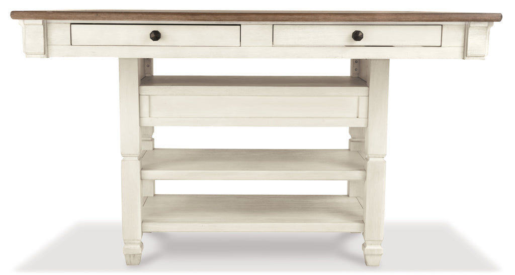 Bolanburg Counter Height Dining Table w/ Wine Rack