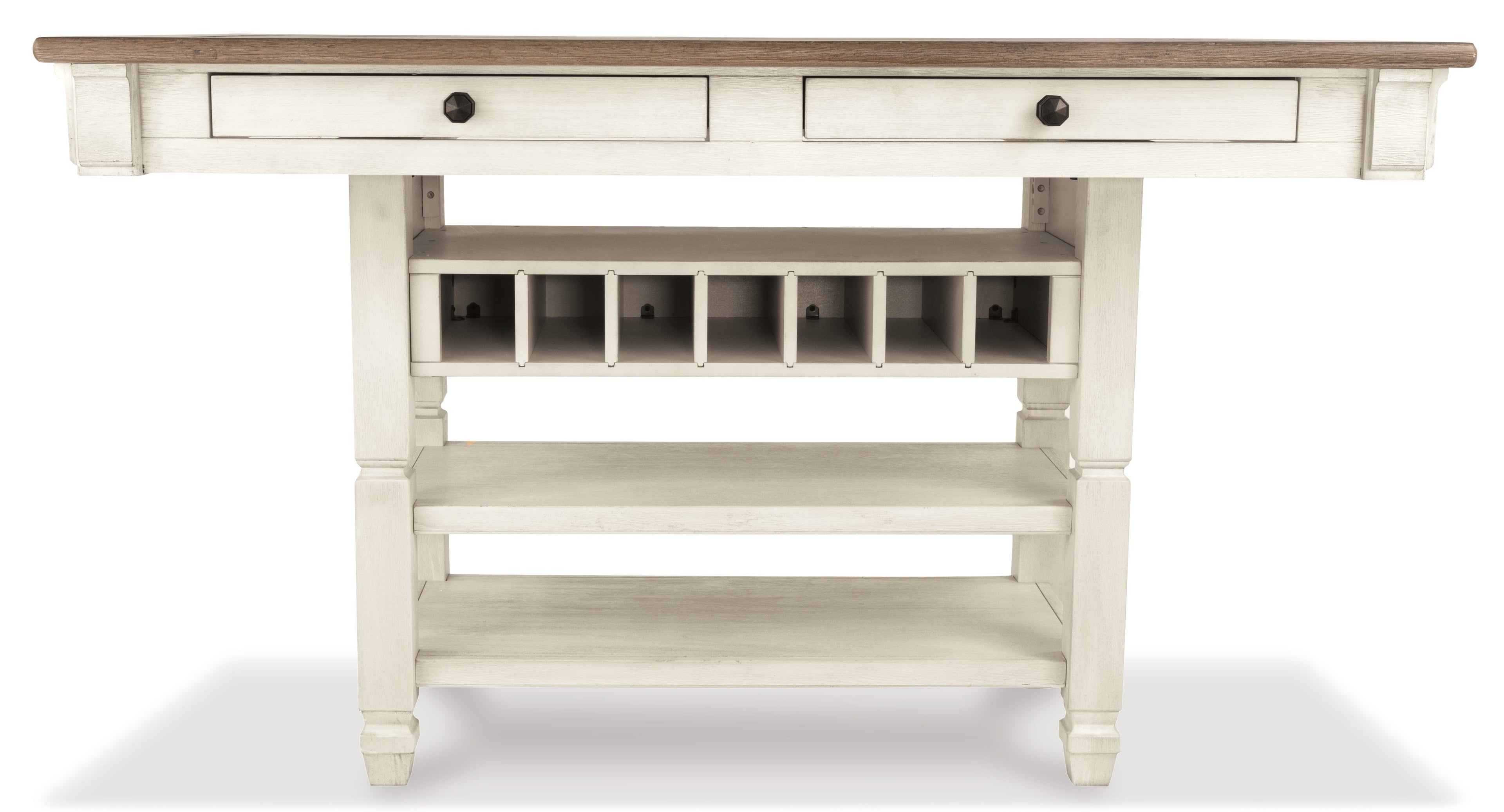 Bolanburg Counter Height Dining Table w/ Wine Rack