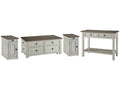 Bolanburg Coffee Table and 2 Chairside End Tables, Two-Tone