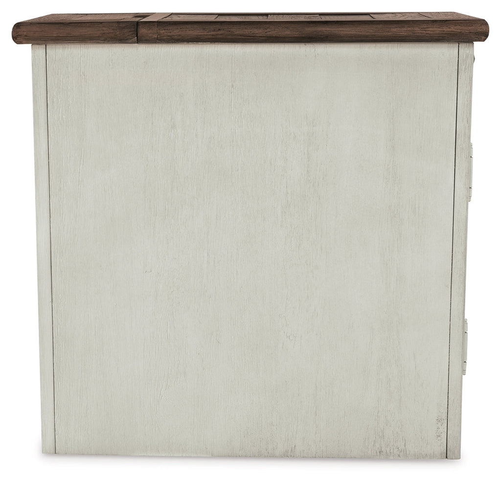 Bolanburg Coffee Table and 2 Chairside End Tables, Two-Tone
