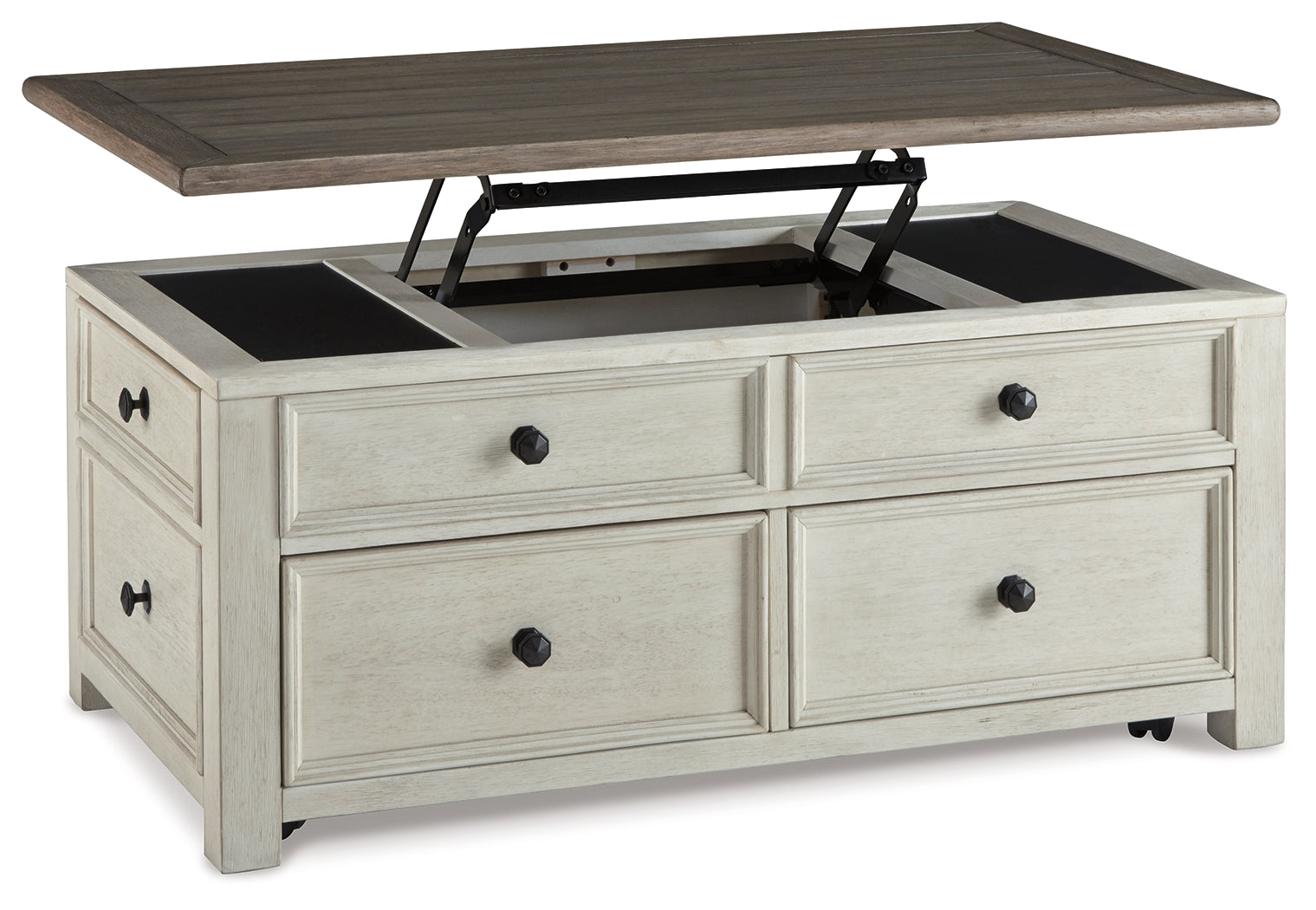 Bolanburg Coffee Table and 2 Chairside End Tables, Two-Tone