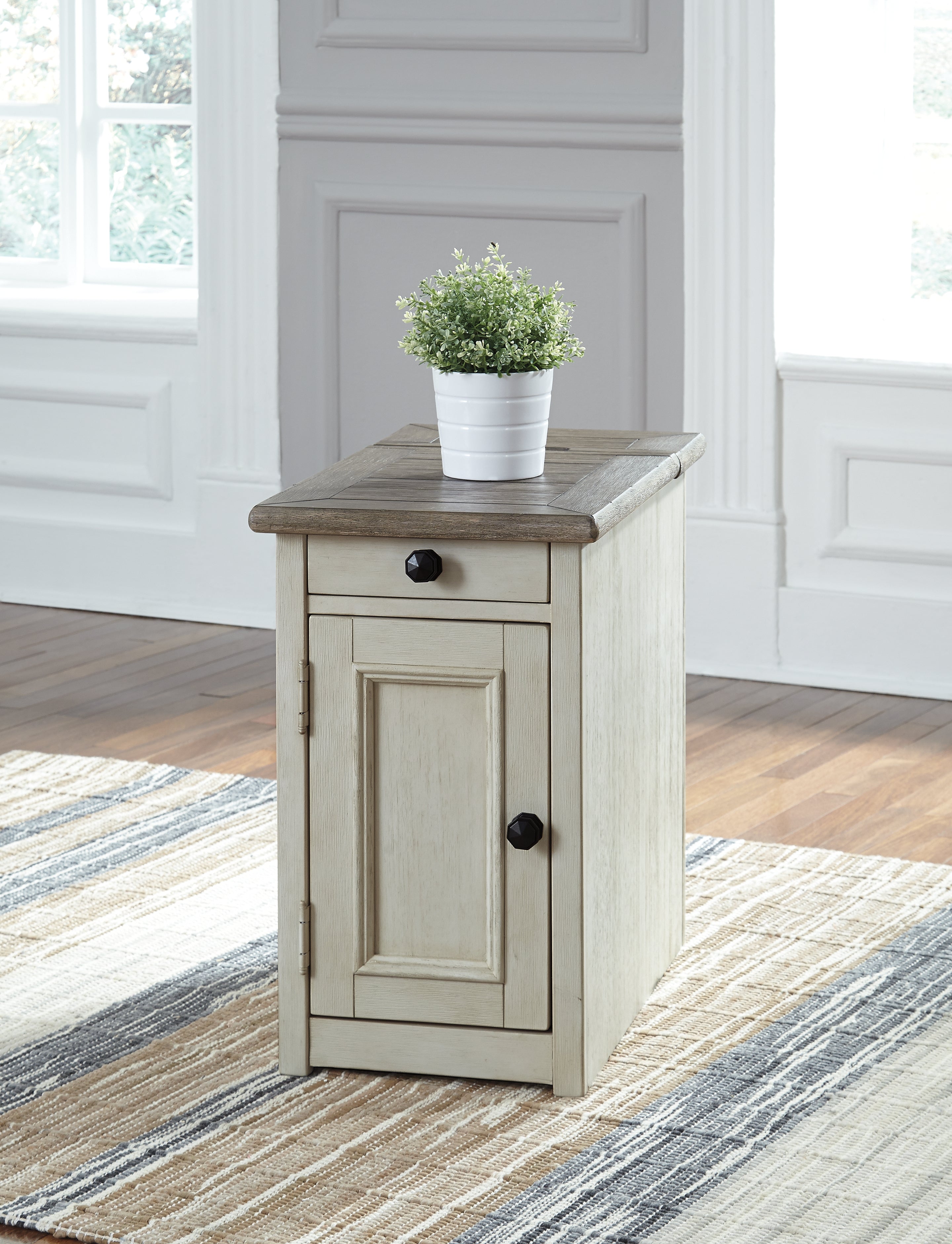 Bolanburg Coffee Table and 2 Chairside End Tables, Two-Tone