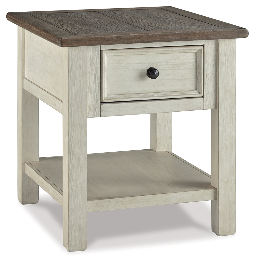 Bolanburg Two-tone Coffee Table w/End Table & Chairside End Table