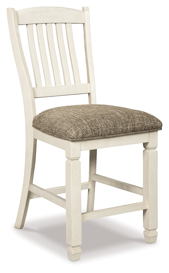 Bolanburg Two-tone Counter Height Dining Table and 4 Barstools