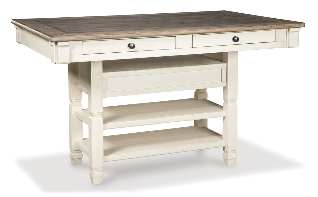 Bolanburg Two-tone Counter Height Dining Table w/6 Barstools