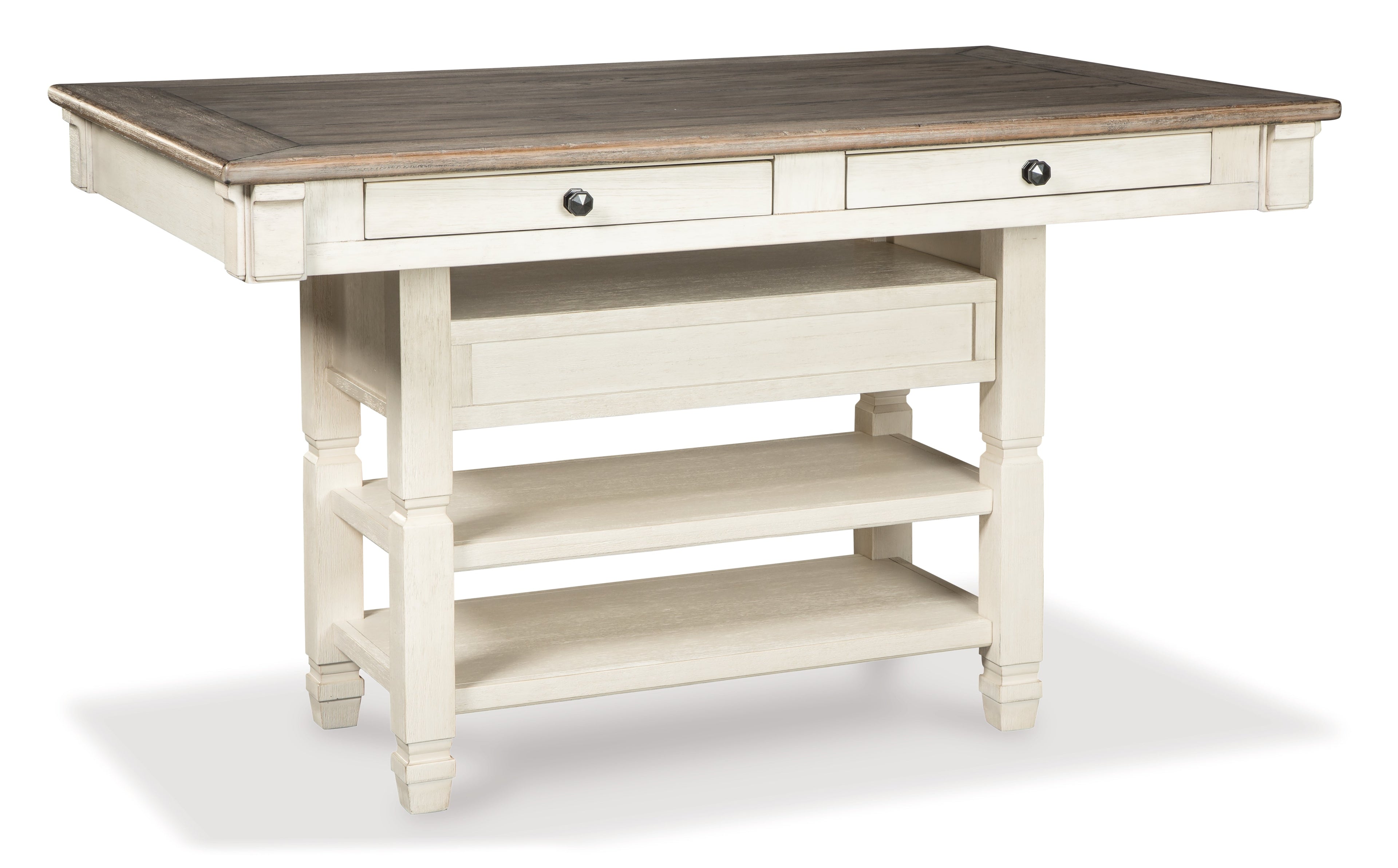 Bolanburg Two-tone Counter Height Dining Table w/6 Barstools