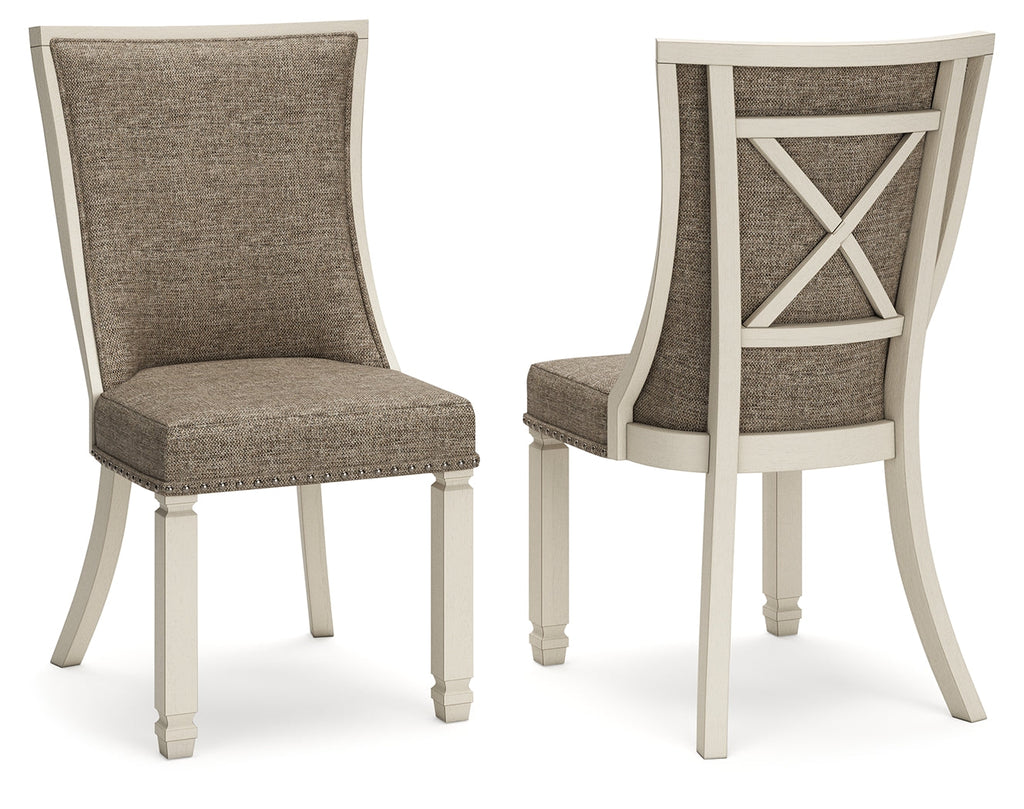 Bolanburg Two-tone Dining Extension Table and 8 Chairs