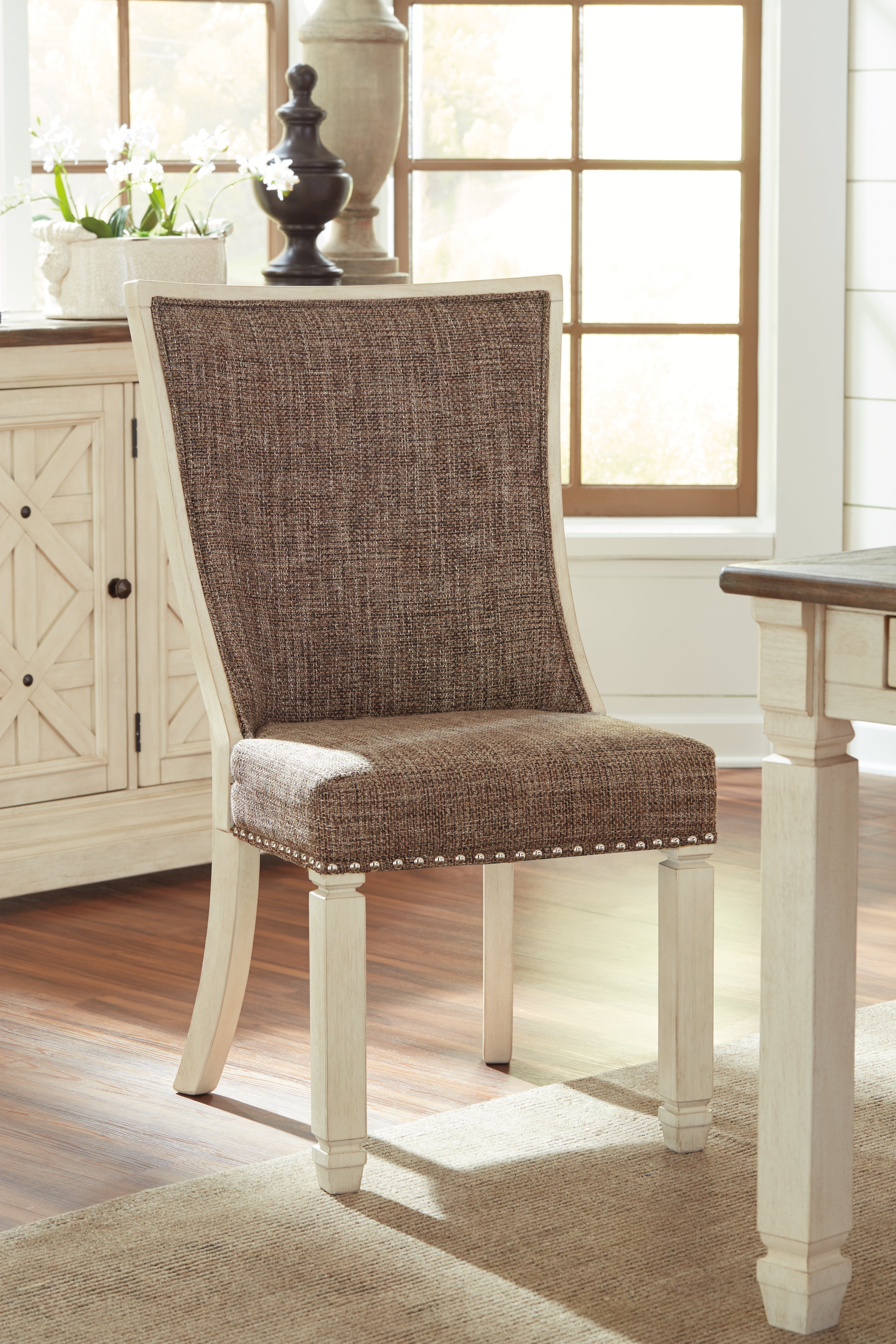 Bolanburg Two-tone Dining Extension Table and 8 Chairs