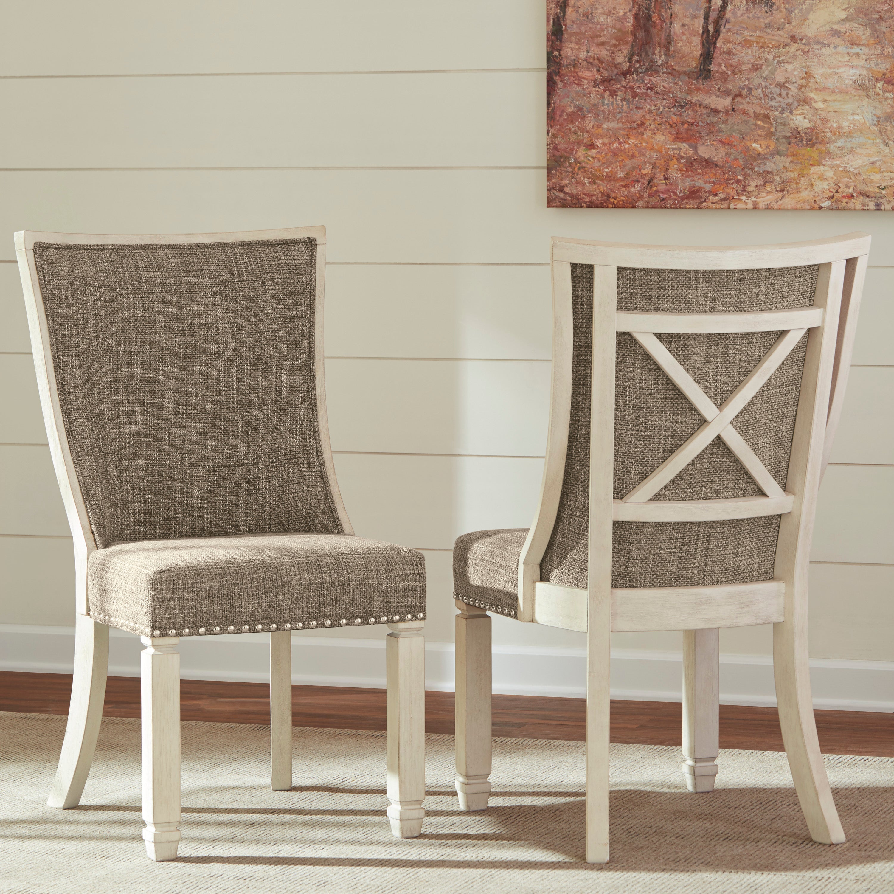 Bolanburg Two-Tone Dining Table, 4 Chairs and 2 Side Chairs