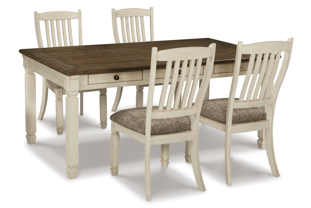 Bolanburg Two-tone Dining Table with 4 Chairs
