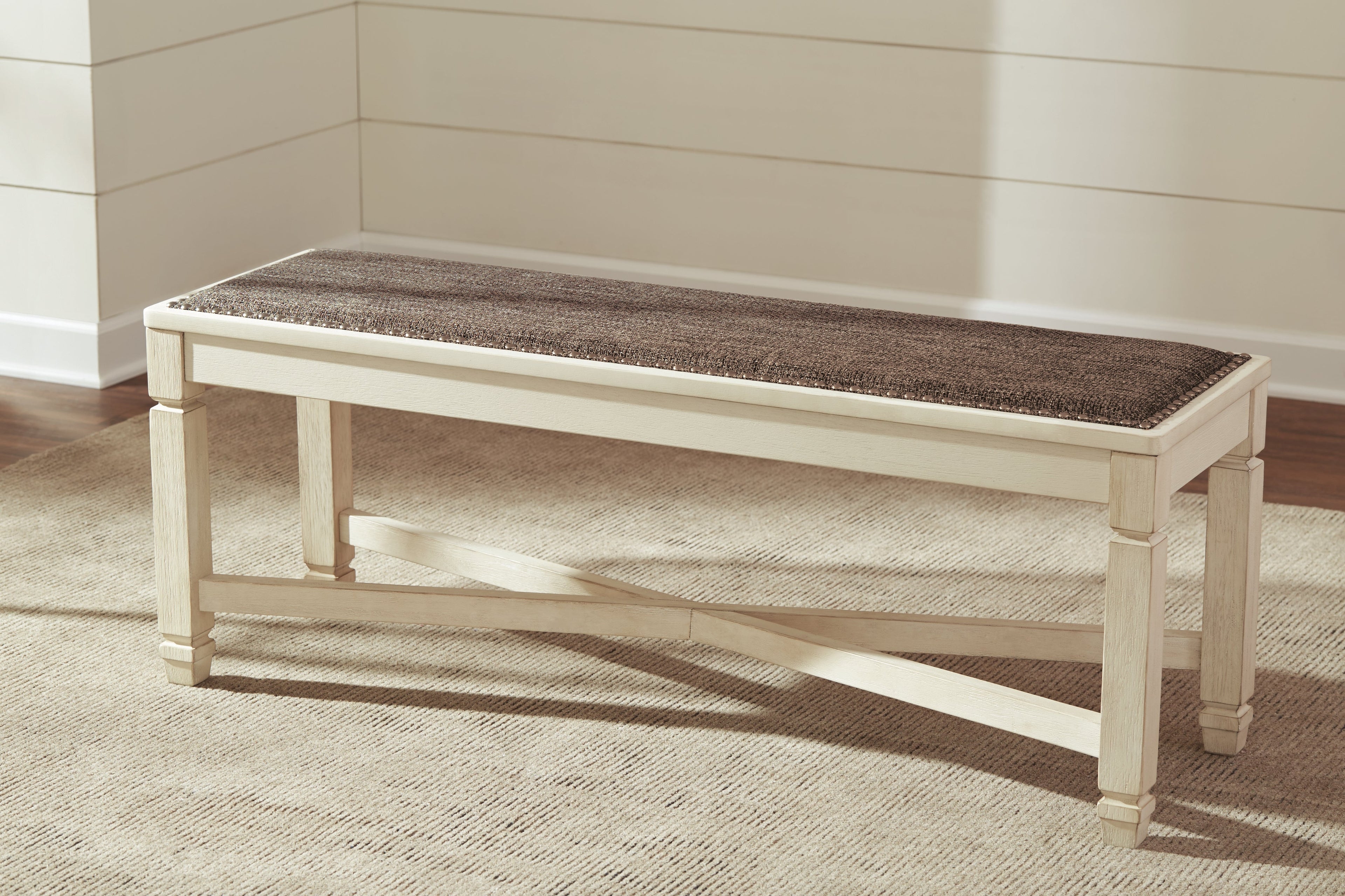 Bolanburg Two-tone Dining Table with 4 Chairs and Bench