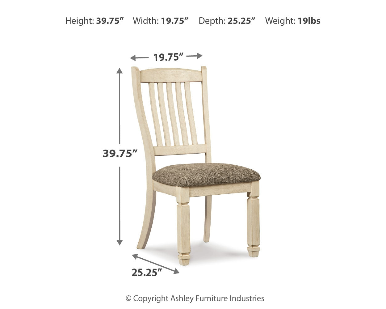 Bolanburg Two-tone Extension Dining Table, 4 Chairs and Bench