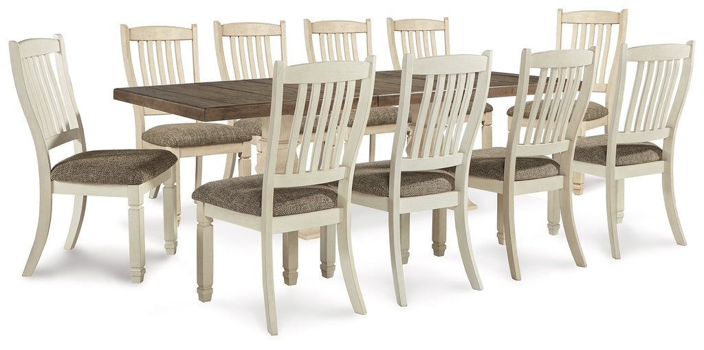 Bolanburg Two-tone Extension Dining Table and 10 Chairs