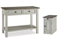 Bolanburg Two-tone Sofa Table and Chair Side End Table