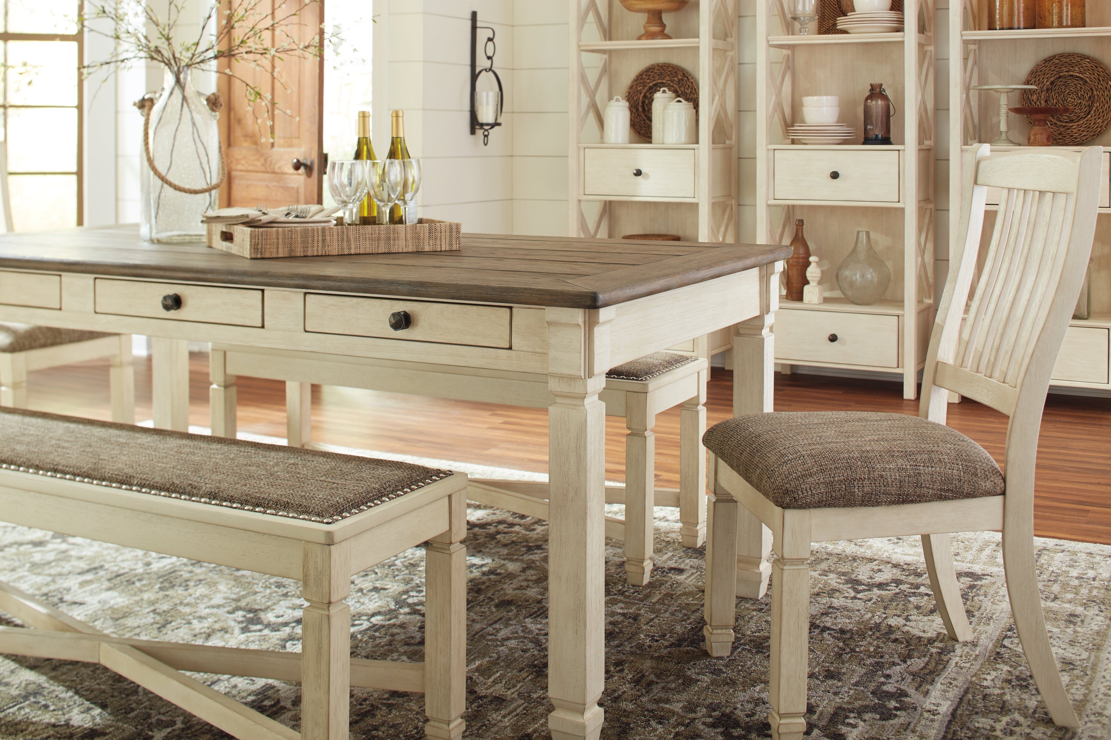 Bolanburg Twotone Rectangular Dining Table