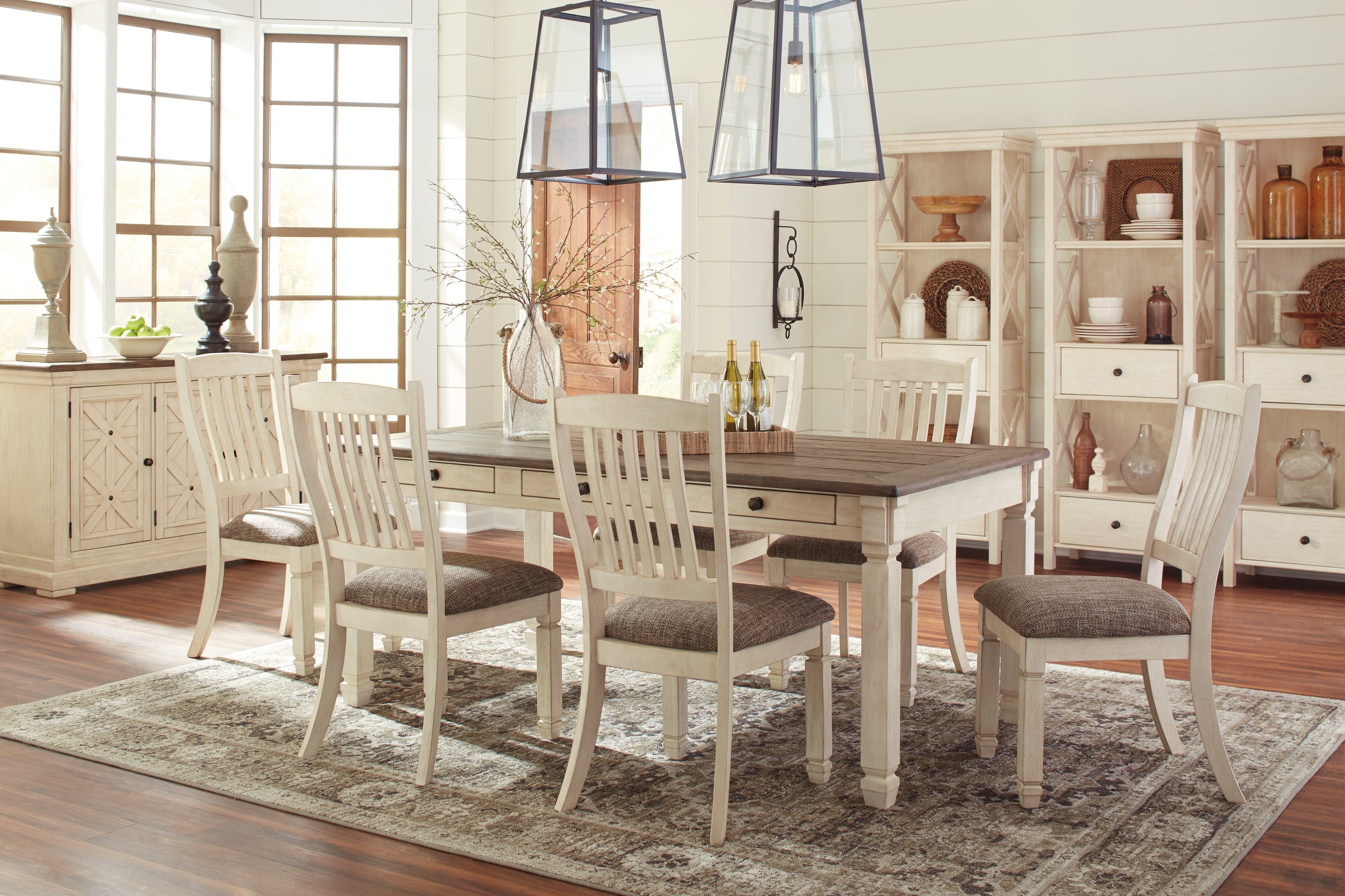 Bolanburg Twotone Rectangular Dining Table