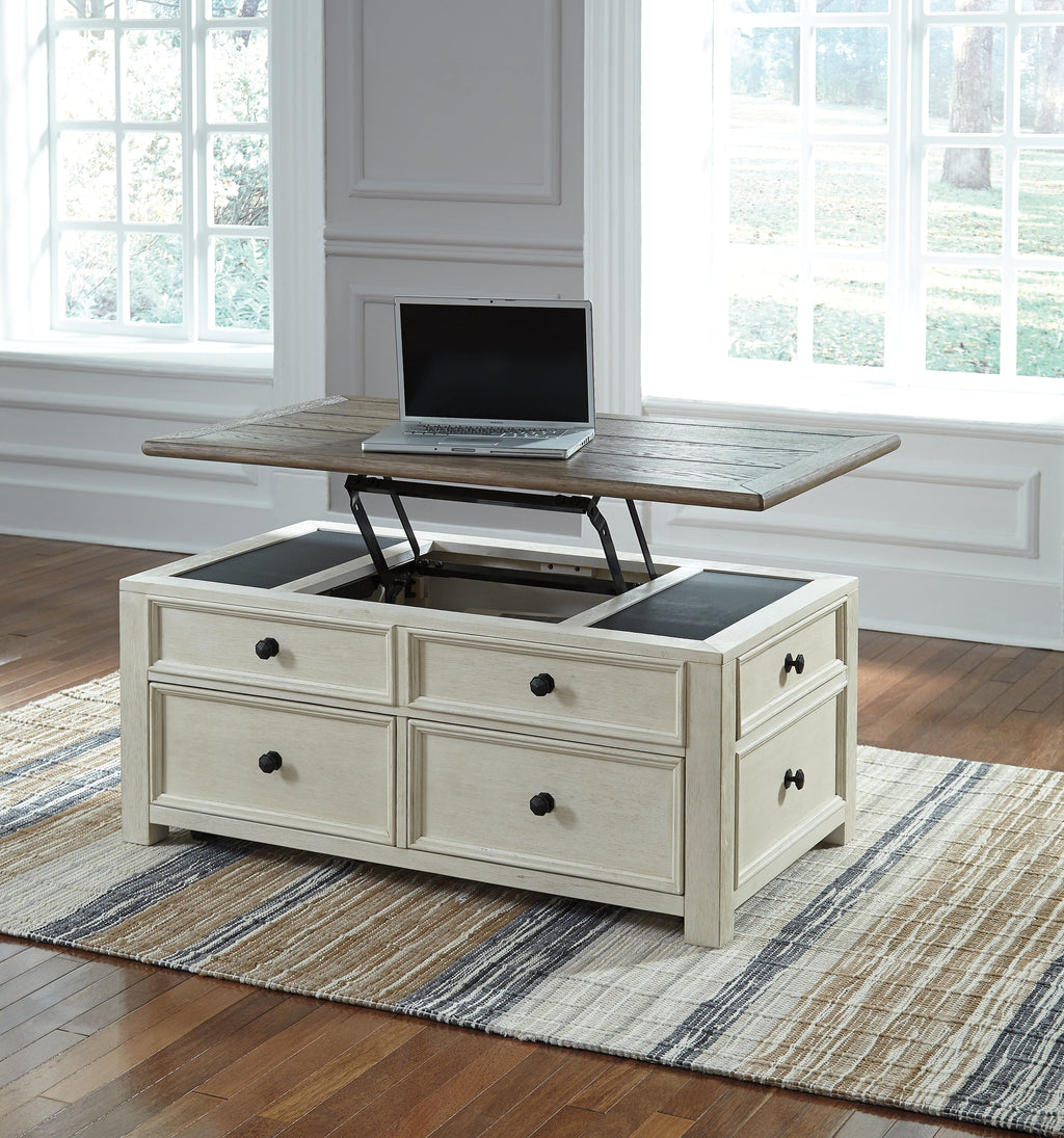Bolanburg White & Oak Lift Top Coffee Table