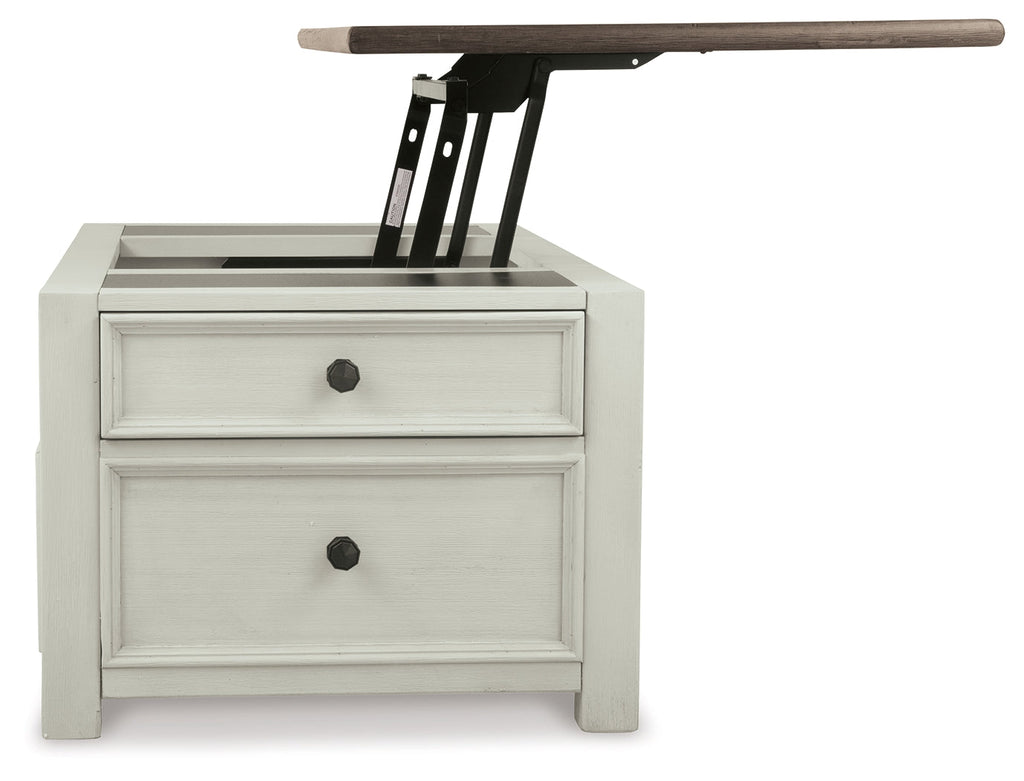 Bolanburg White & Oak Lift Top Coffee Table